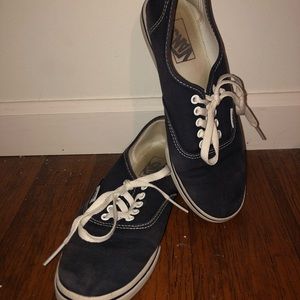 Navy blue authentic vans